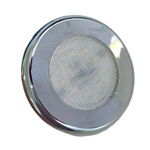 Ankastre Led Spot No.2 / Krom Çember / Beyaz Led